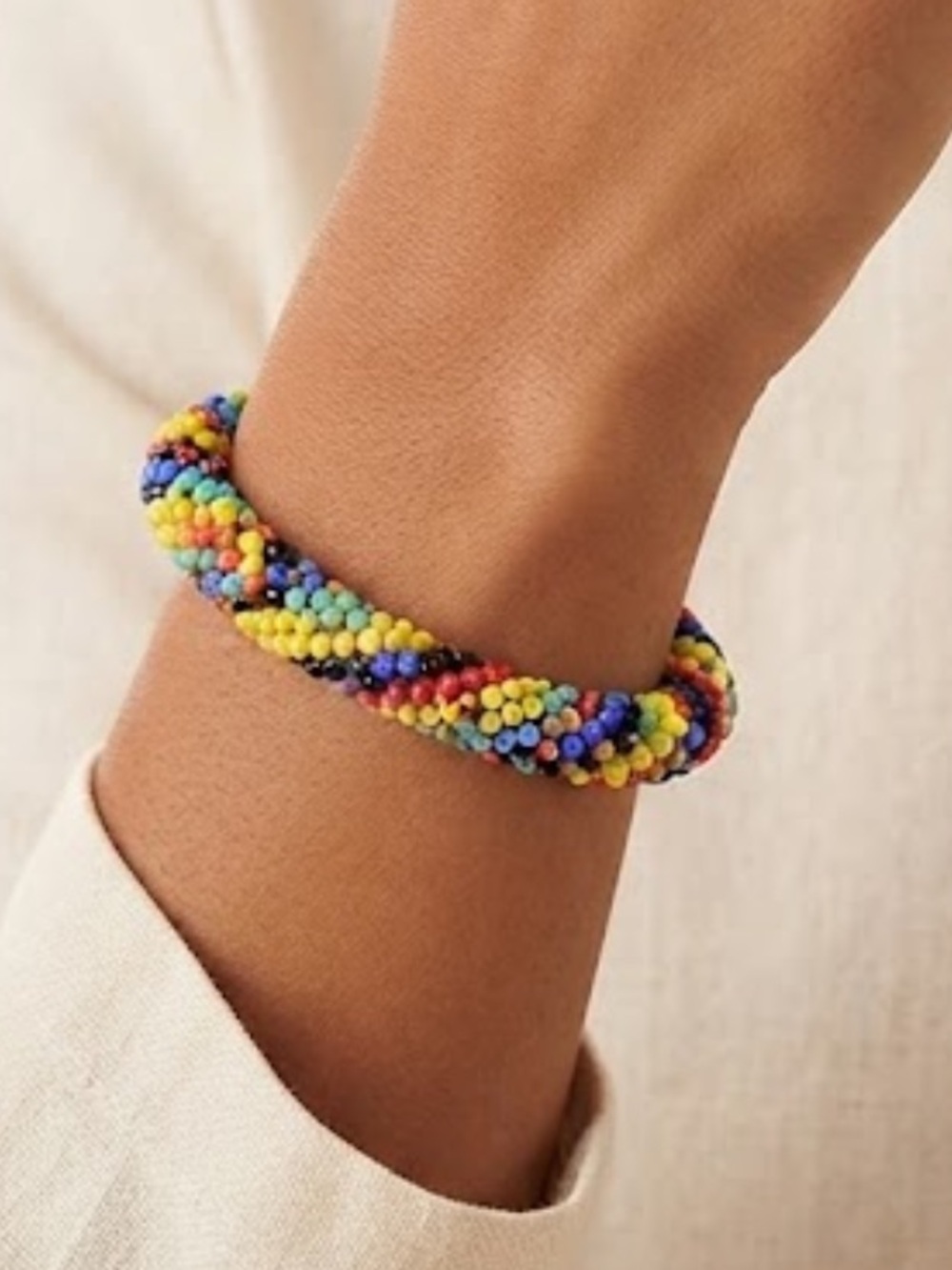 Handmade Multicolor Beaded Women's Bracelet
